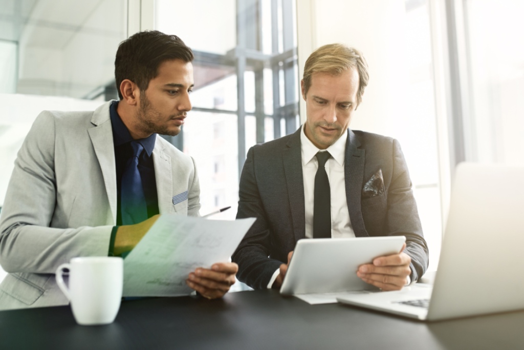 Business owner reviewing workplace policies with an employment attorney in Nevada.