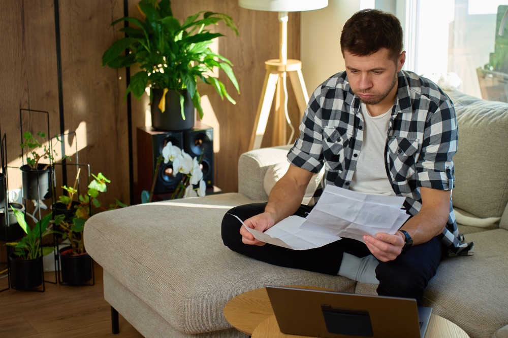 Nevada homeowner reviewing HOA governing documents and community rules.