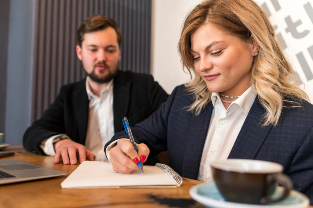 Nevada business owner reviewing a business contract before signing an agreement.
