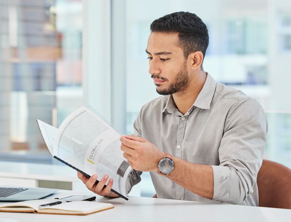 Nevada entrepreneur reviewing LLC formation and business ownership documents.