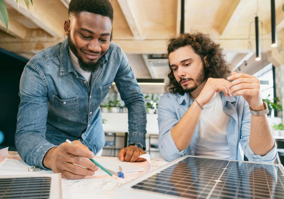 nevada-solar-contract-what-the-law-requires Nevada solar contract review: homeowner checking a solar lease cover page and disclosure before signing